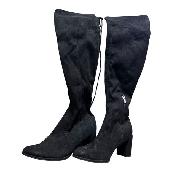 Marc Fisher Women's Vany Over-The-Knee High-Heel Boots Black Size 8.5 - Picture 3 of 7